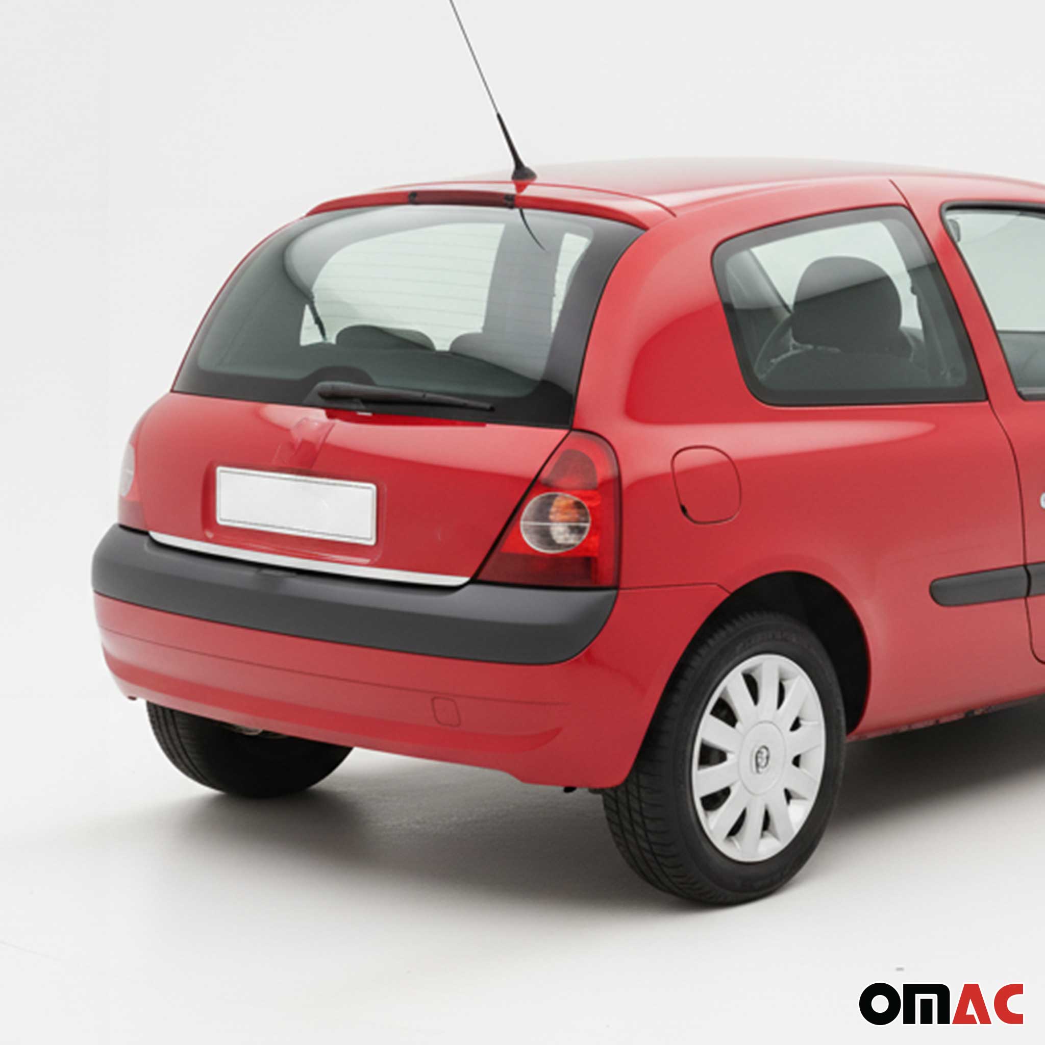 Kofferraumleiste Heckleiste für Renault Clio 2005-2013 Untere Chrom Edelstahl