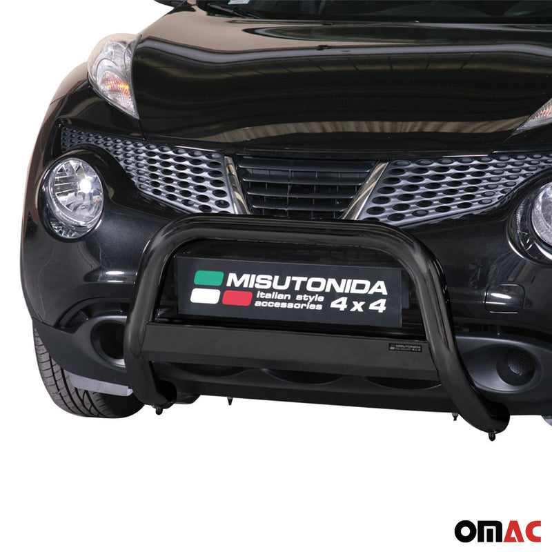 Frontbügel Frontschutzbügel für Nissan Juke 2010-2025 ø63mm Stahl Schwarz Schutz