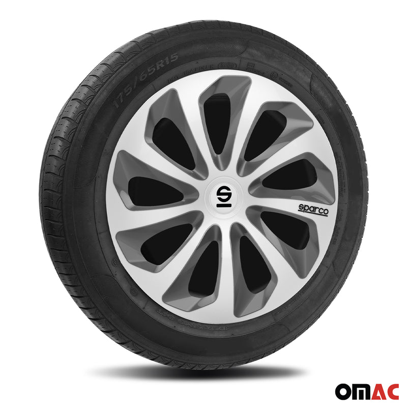 Sparco Radkappen 16 Zoll Sicilia Silber Grau 4tlg