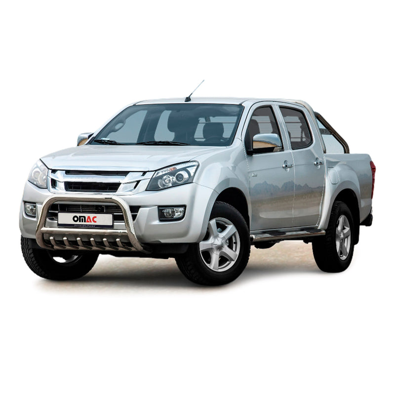 Edelstahl Frontschutzbügel für Isuzu D-Max 2012-2019 ABE Silber Schutz