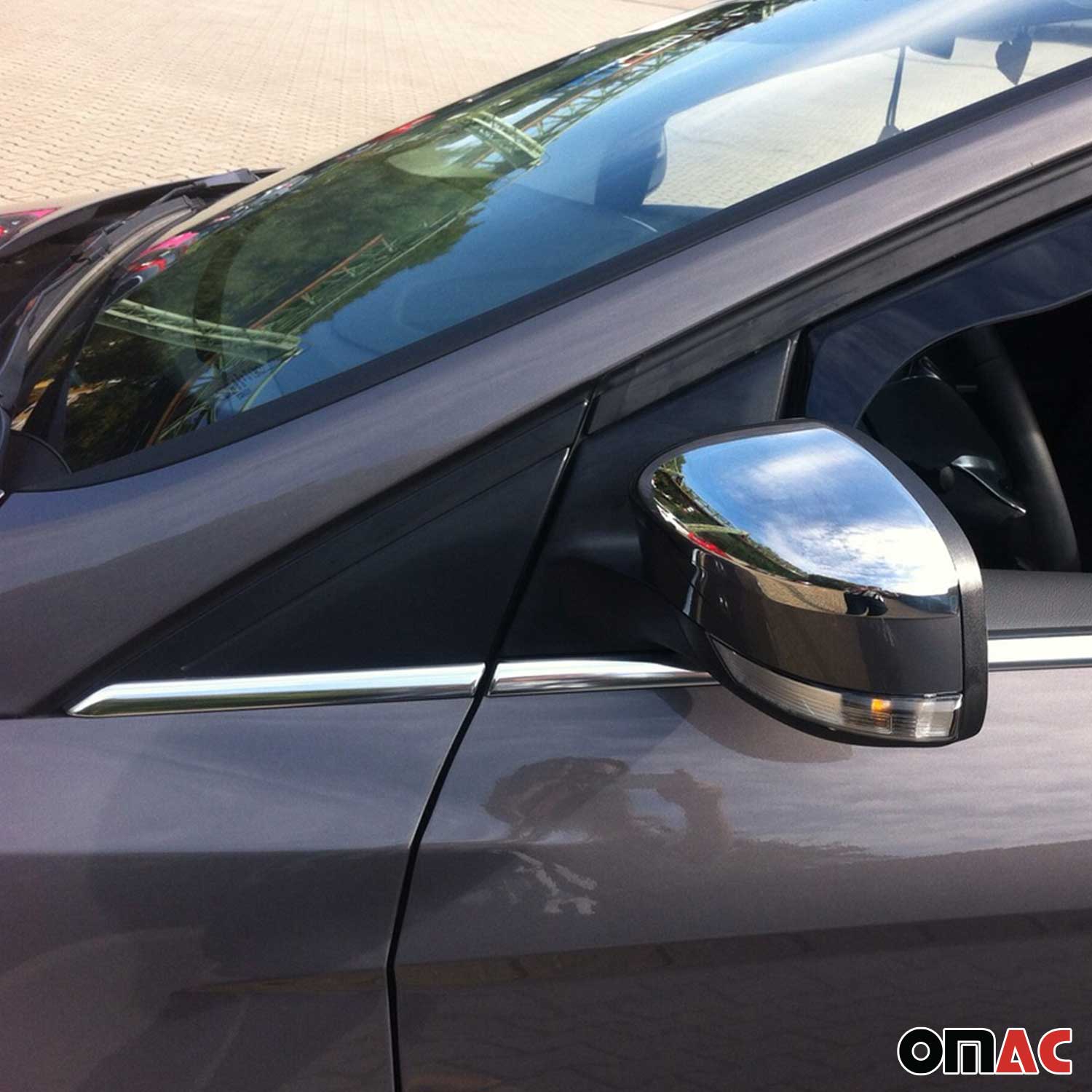 Fensterleisten Zierleisten für Ford Focus mk3 Schrägheck C346 2011-18 Chrom 8tlg