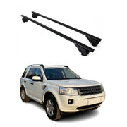 Dachträger Grundtäger für Land Rover Freelander 2 2007-2015 75kg Metall Schwarz