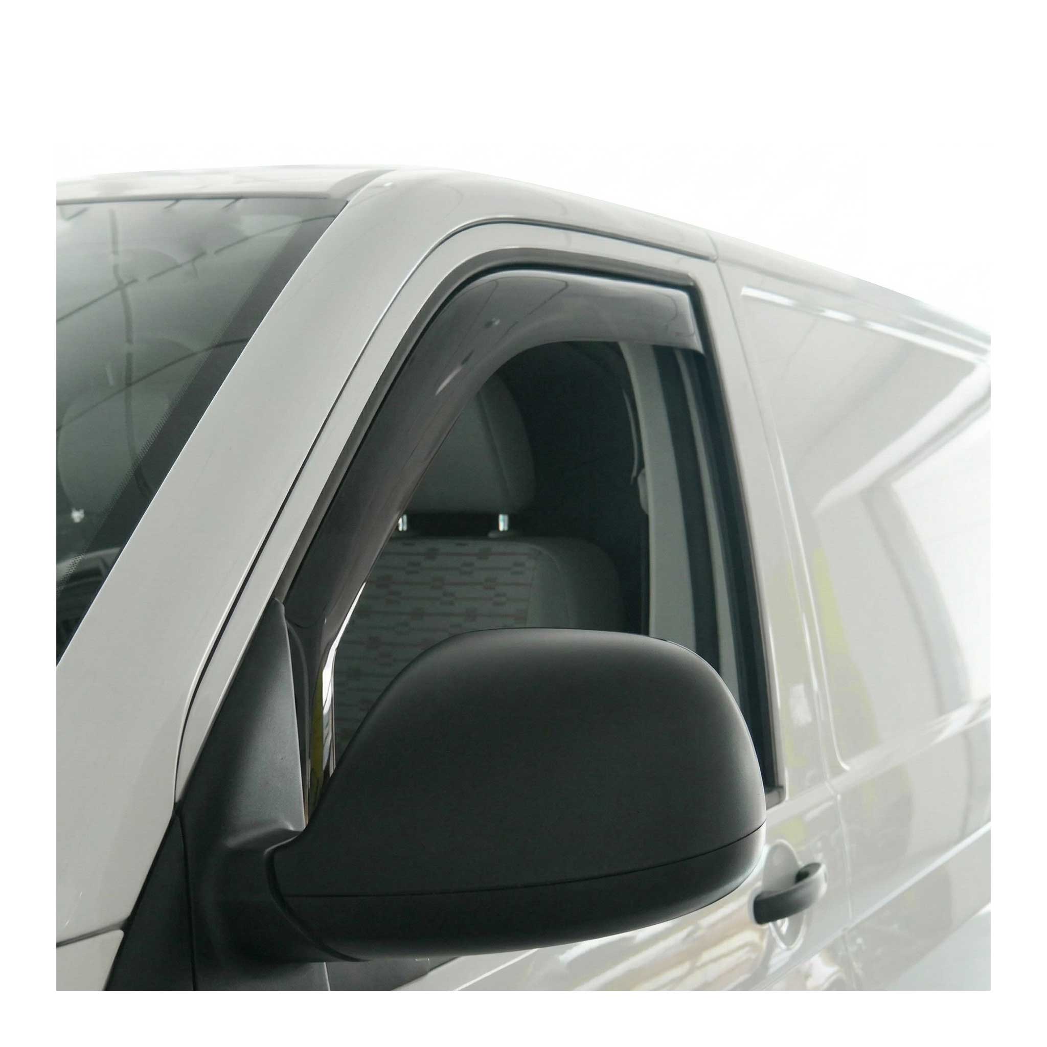 Windabweiser Regenabweiser für VW T6 T6.1 Transporter alle 2015-2024 Dunkel 2tlg