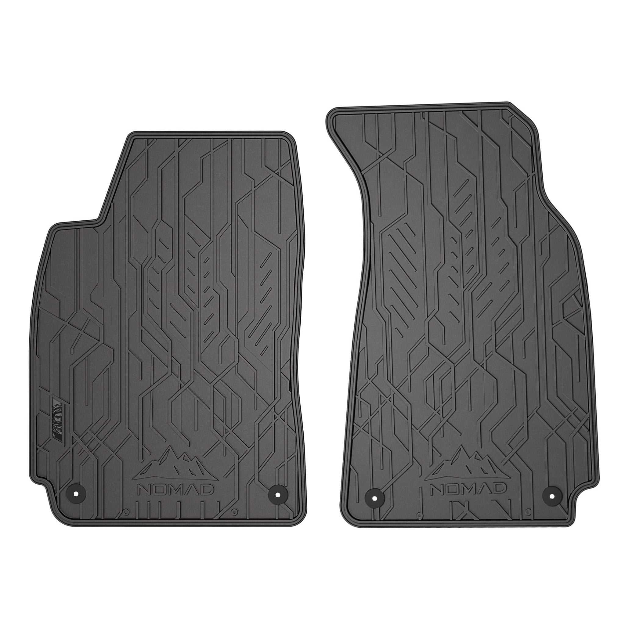 Fußmatten Gummimatten Automatten für VW Passat B5 1996-2005 Gummi Schwarz 2tlg