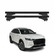 Menabo Dachträger Grundtäger für DS7 Crossback / DS 7 2017-2026 Alu Schwarz 2tlg