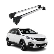 Dachträger Gepäckträger für Peugeot 5008 2017-2024 ABE Grundträger Alu Grau