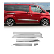 Seitentürleiste Türschutzleiste für Ford Transit Custom 2013-2024 Edelstahl 5x