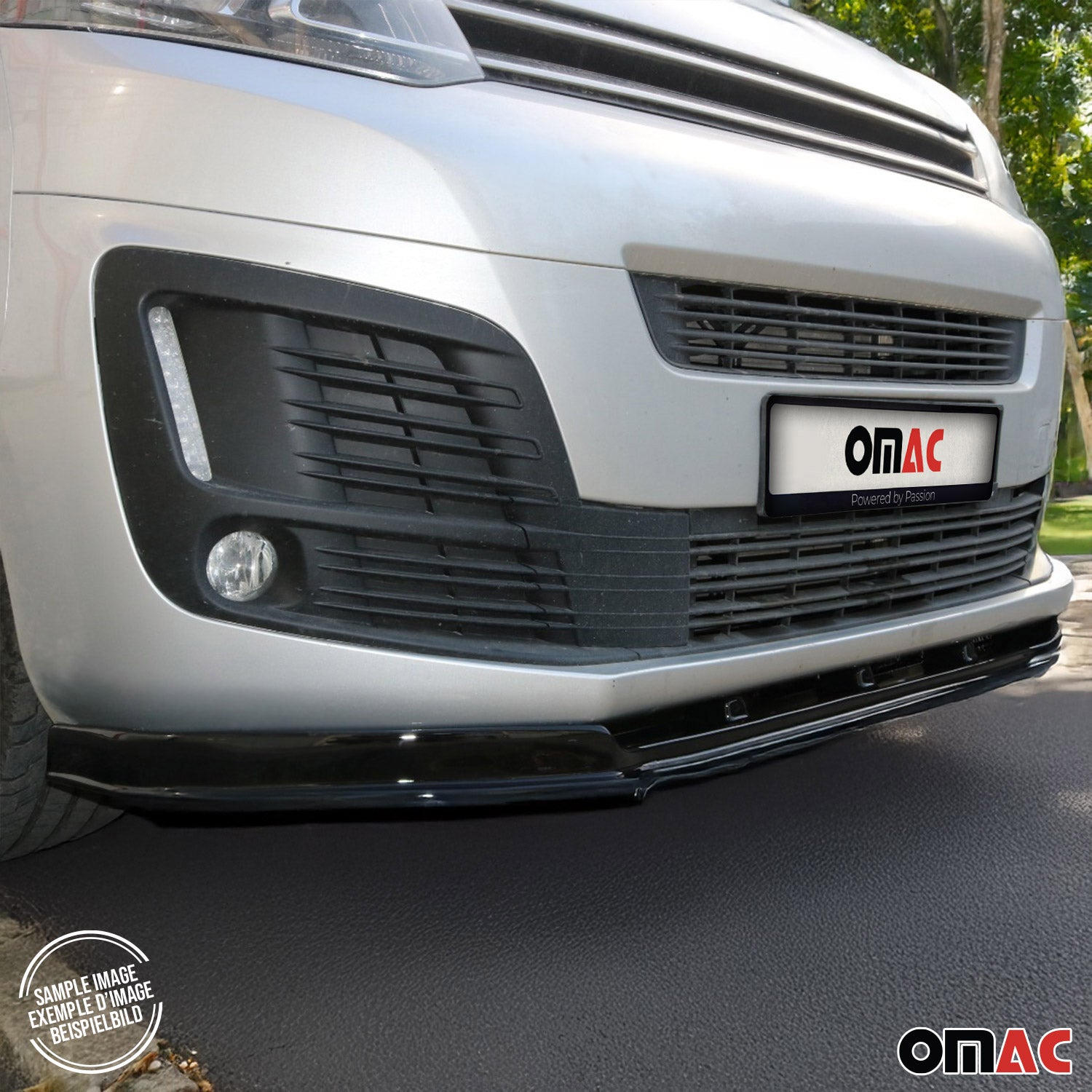Stoßstange Frontlippe für Ford Tourneo Custom 2013-2017 Auto Schwarz ABS
