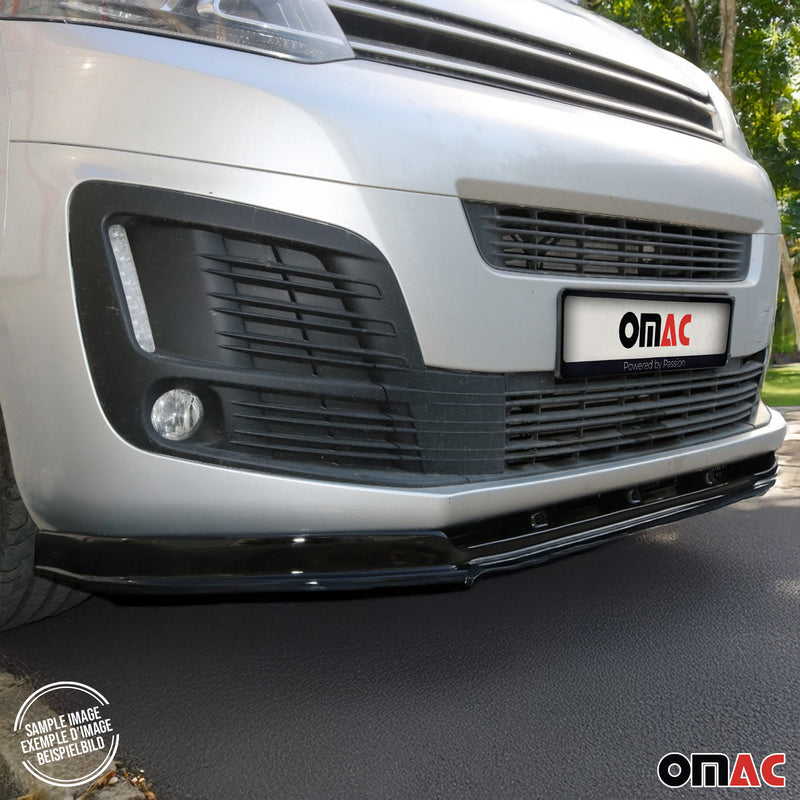 Stoßstange Frontlippe für Ford Tourneo Custom 2013-2017 Auto Schwarz ABS