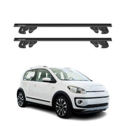 Dachträger Grundtäger für VW Cross Up! 2012-2019 Aluminium 90kg TÜV Schwarz 2tlg