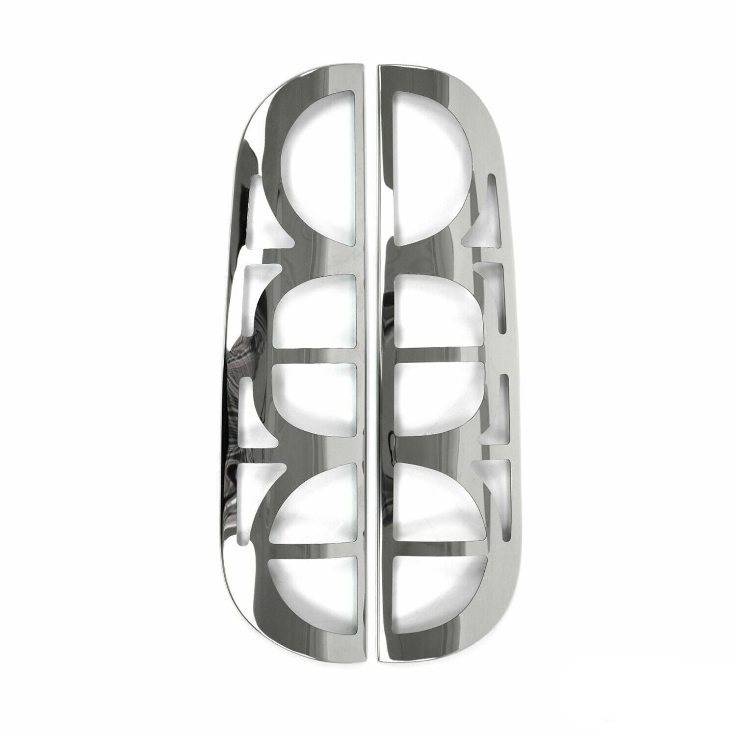 Rücklicht Leisten Heckleuchte für Fiat Doblo 2006-2010 L+R Edelstahl Chrom 2tlg