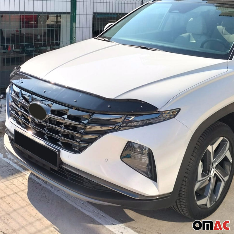 Motorhaube Deflektor Insektenschutz für Hyundai Tucson NX4 2020-2025 Dunkel