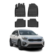 OMAC Gummi Fußmatten für Kia e-Niro mk1 2018-2022 Premium TPE Automatten Schwarz