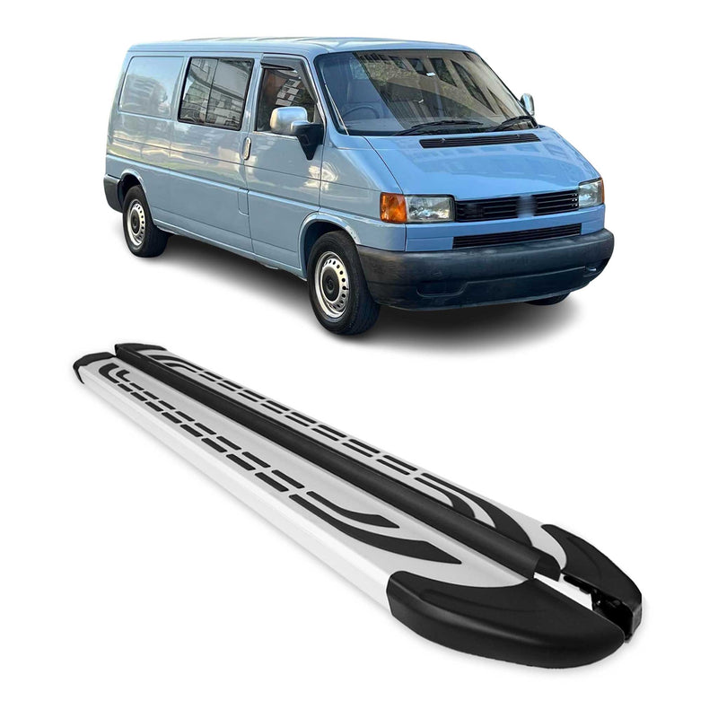 Trittbretter Seitenschweller für VW Transporter T4 1990-2003 L2 Langer Alu