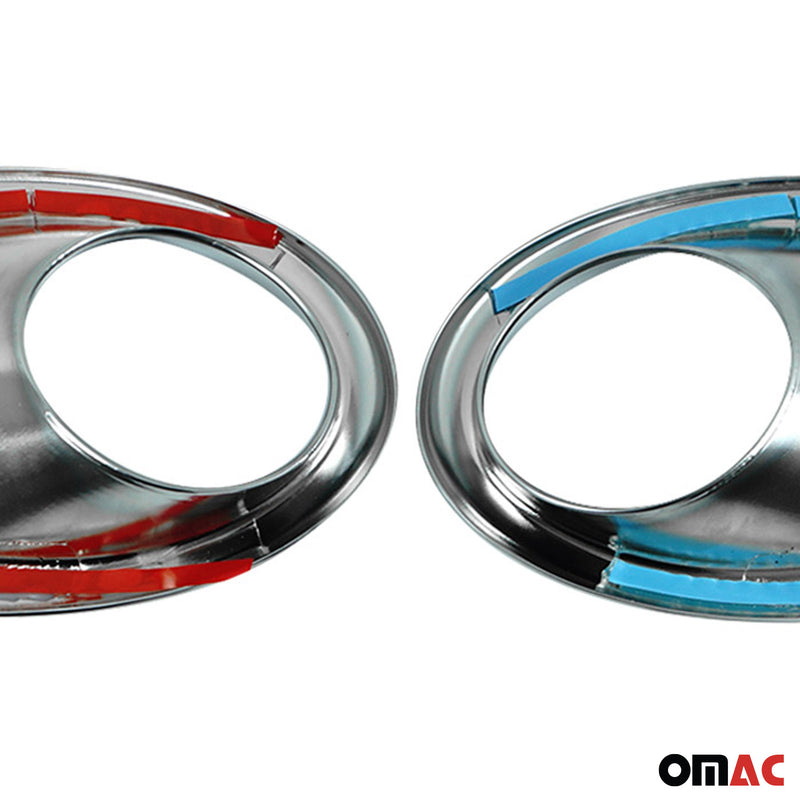 Nebelscheinwerfer Rahmen Umrandung für Toyota Corolla 2013-2016 Chrom ABS 2x