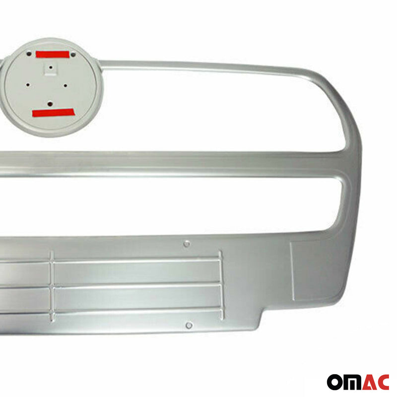 Kühlergrill Leisten Grillleisten für Fiat Doblo 2010-2014 Edelstahl Silber 2x