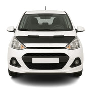 Haubenbra Steinschlagschutz Bonnet Bra für Hyundai i10 2013-2019 Schwarz Halb