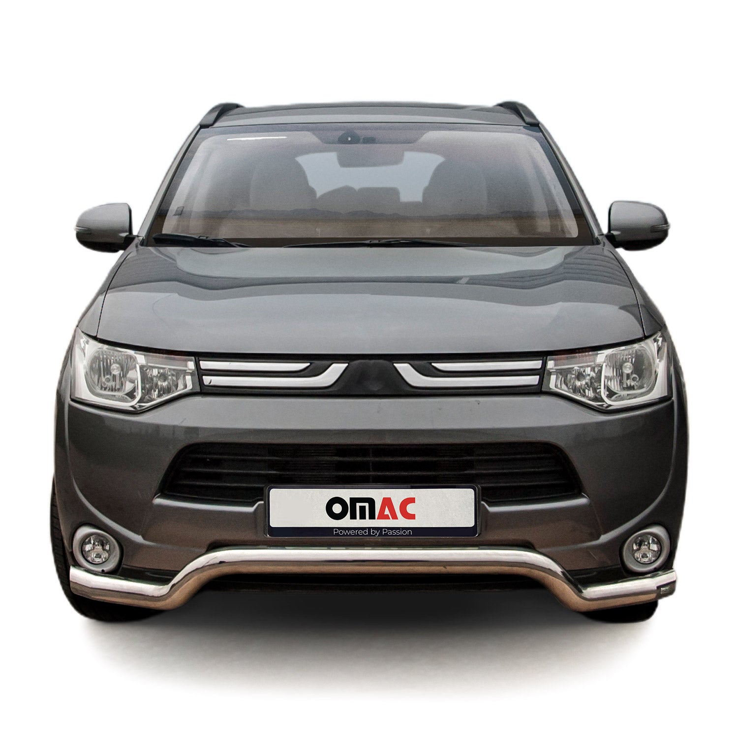 Frontbügel Frontschutzbügel Schutz für Mitsubishi Outlander 2012-2015 ABE Silber