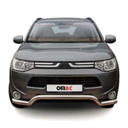 Frontbügel Frontschutzbügel Schutz für Mitsubishi Outlander 2012-2015 ABE Silber
