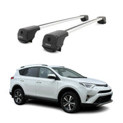 Dachträger Grundträger für Toyota RAV4 IV 2013-2018 Aluminium 75kg Grau 2tlg