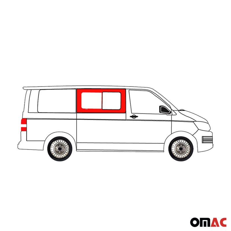 Seitenfenster Schiebefenster für VW T6 T6.1 2015-2024 Links Rechts L1 L2 SET