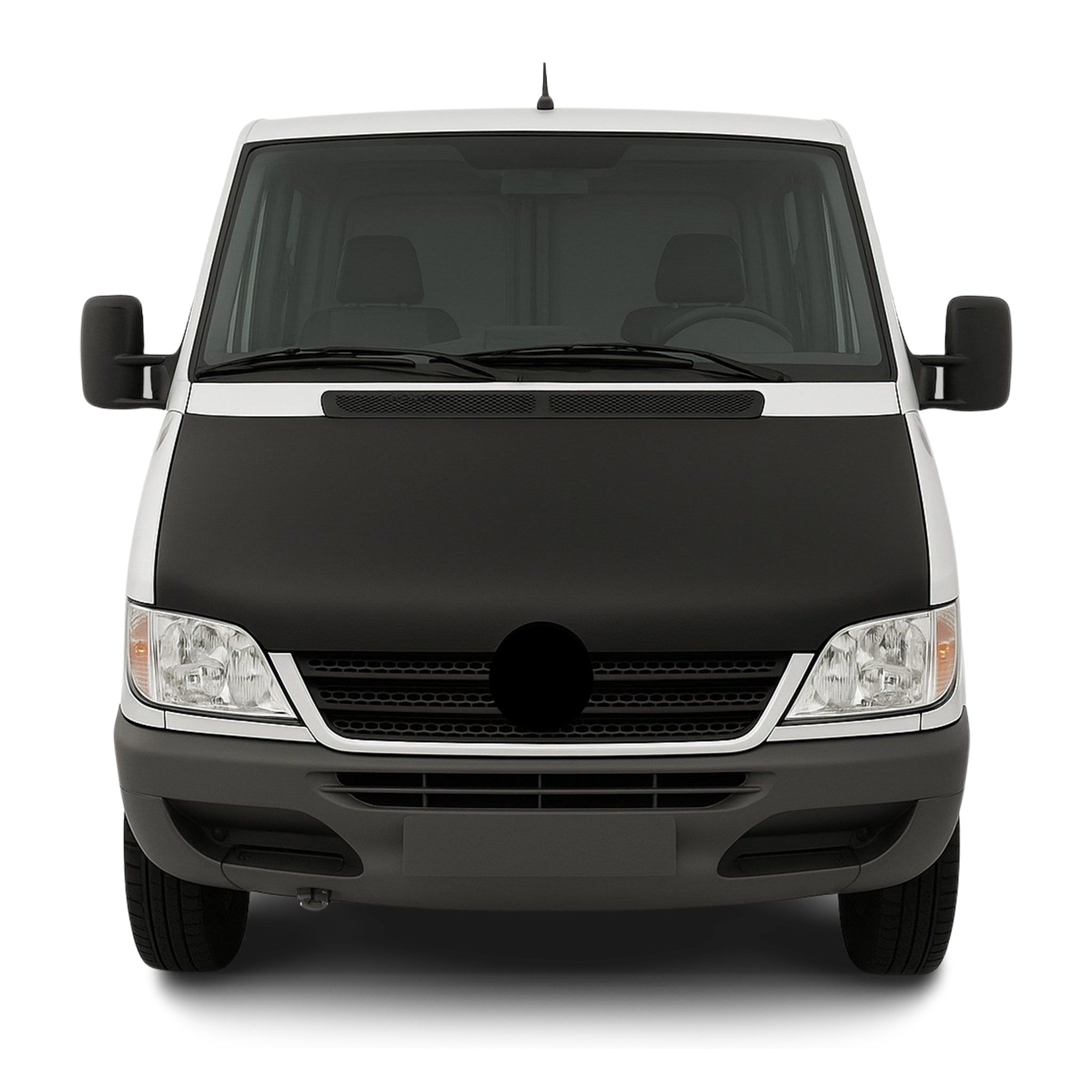Schwarz Haubenbra Steinschlagschutz für Mercedes Sprinter W901 2001-2006