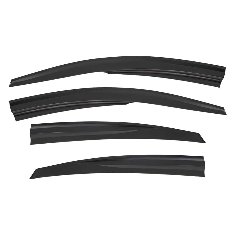 4x wind deflectors rain deflectors for Hyundai Accent Blue 2010-2017 acrylic dark