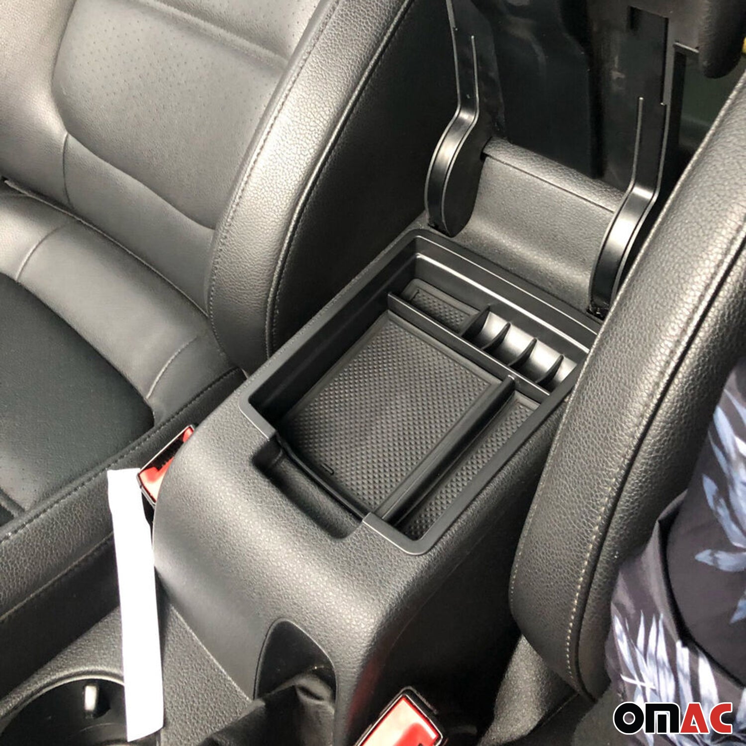 Armauflage Ablagebox Zentrale Storage-Box für VW Jetta 2014-2018 ABS Schwarz