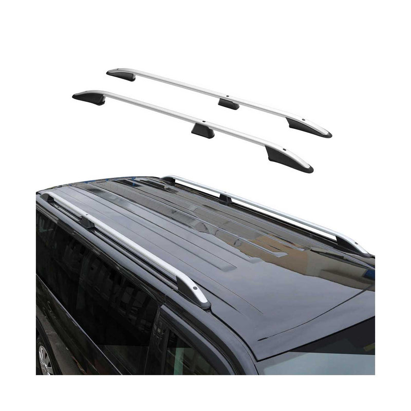 Dachreling Dachgepäckträger für Renault Kangoo 2008-2022 Kurzer Alu Grau