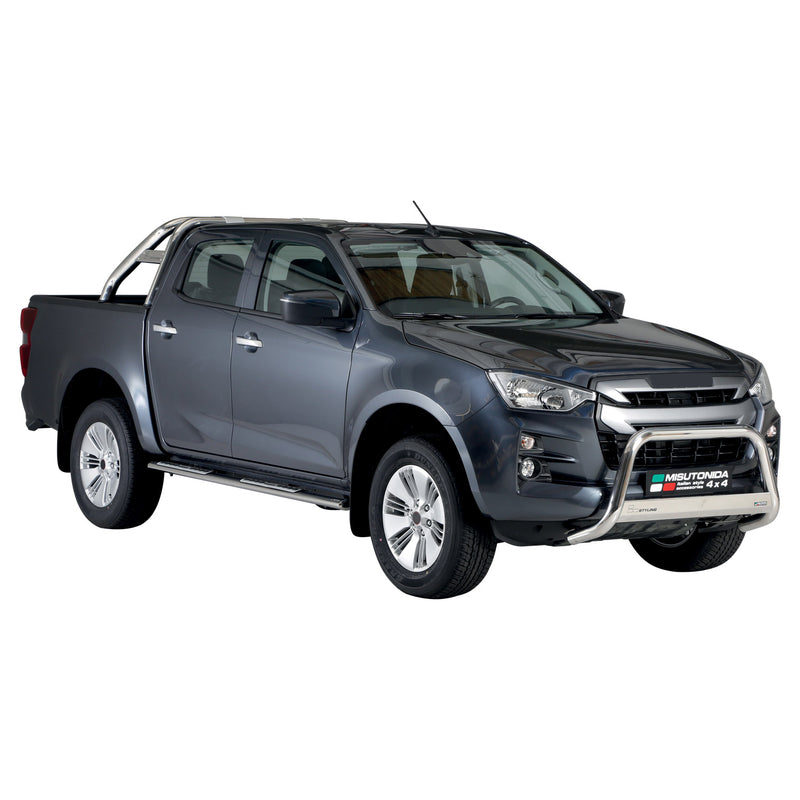 Frontbügel Frontschutzbügel für Isuzu D-Max 2020-2025 ø63mm Stahl Silber Schutz