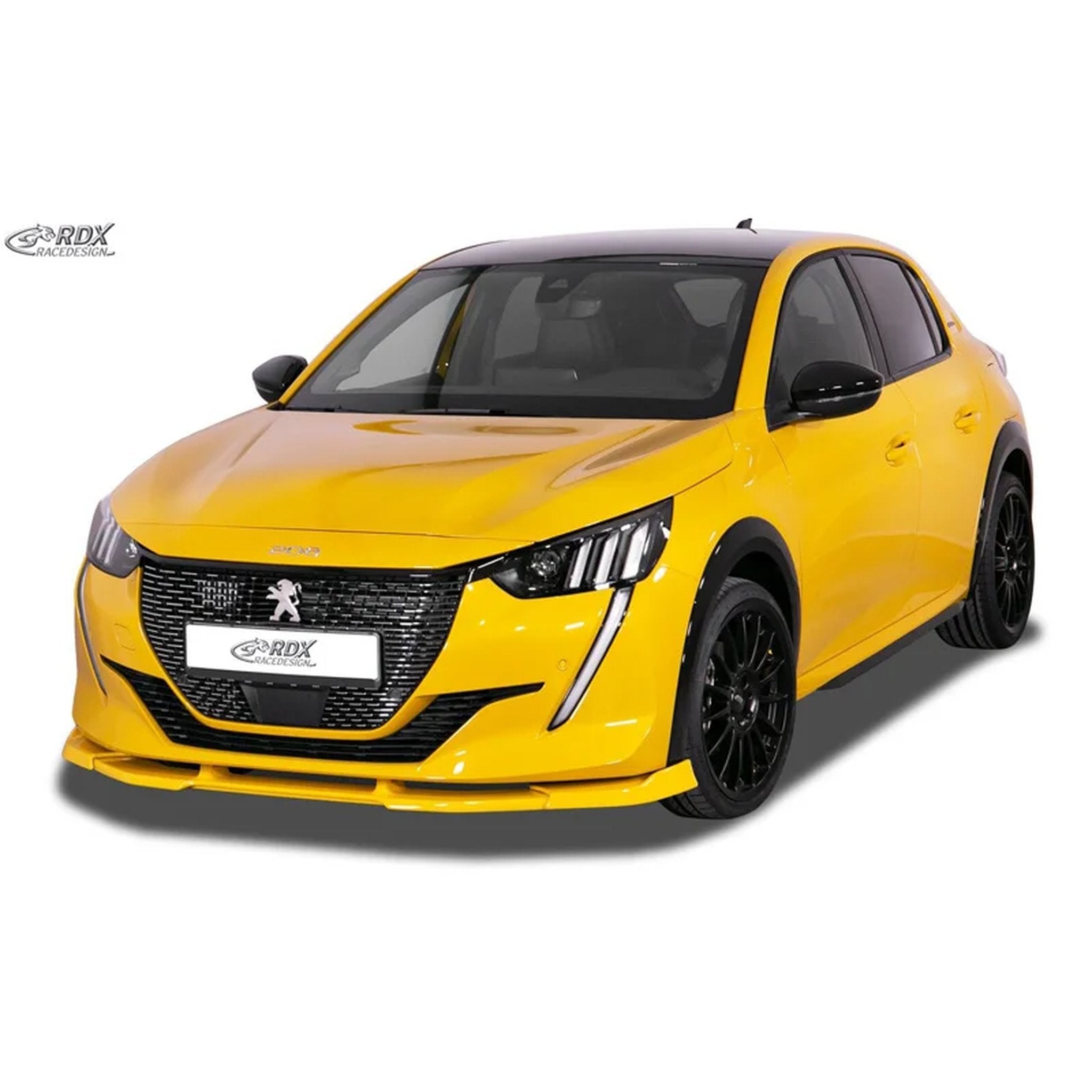 RDX Seitenschweller für Peugeot 208 II 2019- Slim ABS Schwarz 2er-Set TÜV