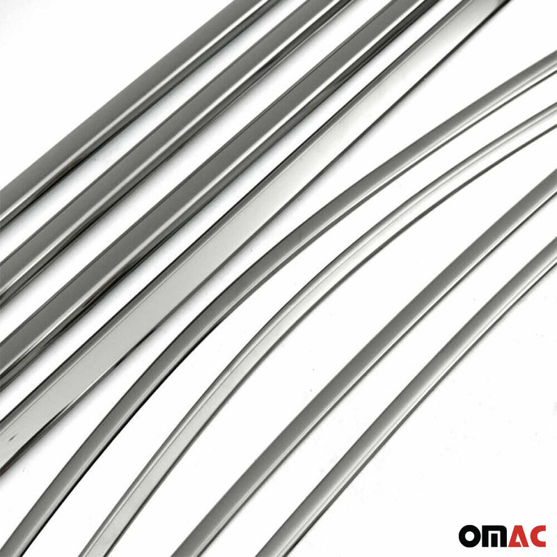 Fensterleisten Zierleisten für Fiat Tipo 2016-2025 Edelstahl Dunkel 8tlg