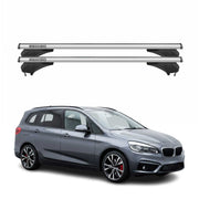 Menabo Dachträger für BMW 2er F46 Gran Tourer 2014-2021 Aluminium Silber 2 tlg