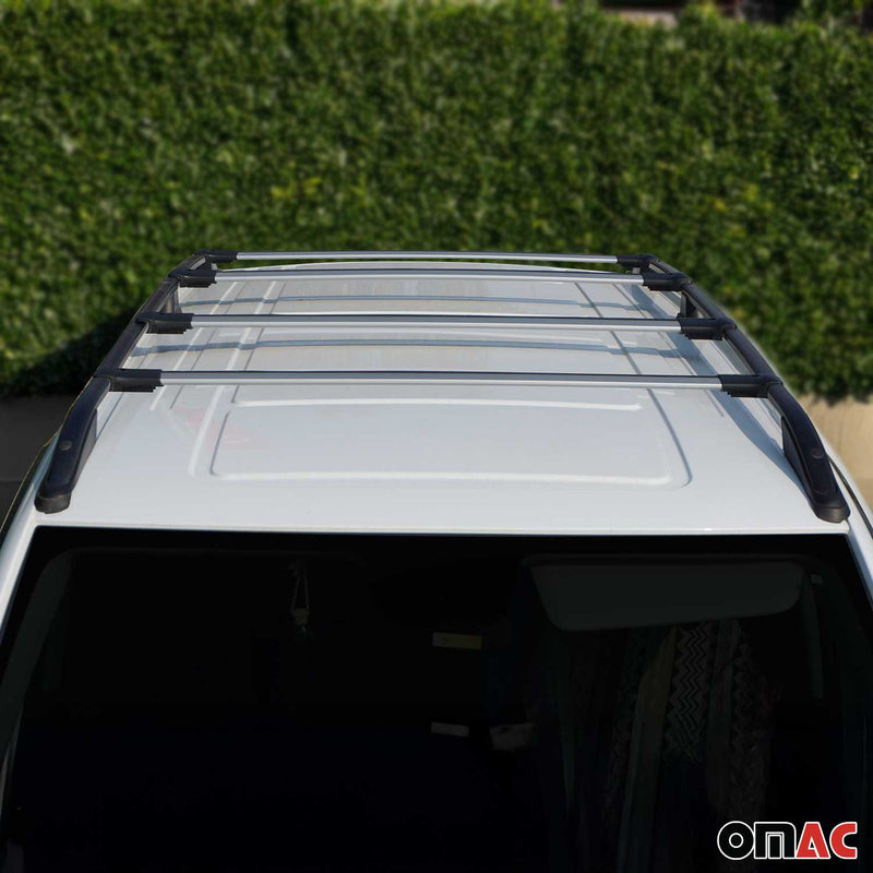Dachträger Dachgepäckträger SET für VW Transporter T5 2003-2015 Alu Silber 4Pcs