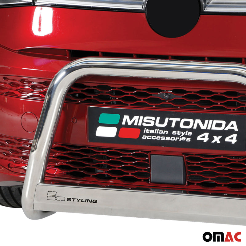 Frontbügel Frontschutzbügel für VW Multivan T7 2022-2025 ø63mm Stahl Silber