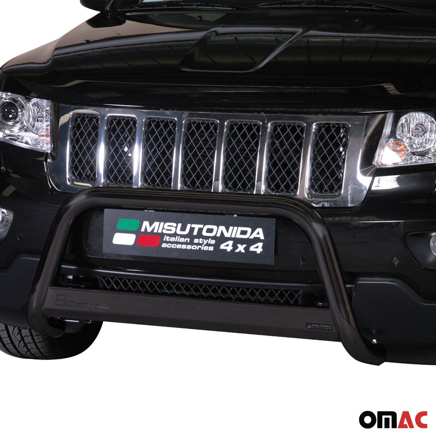 Frontbügel Frontschutzbügel für Jeep Grand Cherokee 2010-2013 ø63 Stahl Schwarz