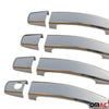 Door handle cover door handle caps for Opel Mokka 2012-2020 stainless steel silver 8 pieces