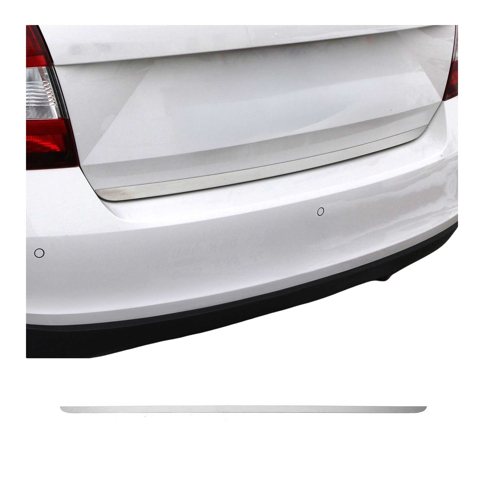 Kofferraumleiste Heckleiste für Skoda Rapid Spaceback 2013-2019 Untere Edelstahl