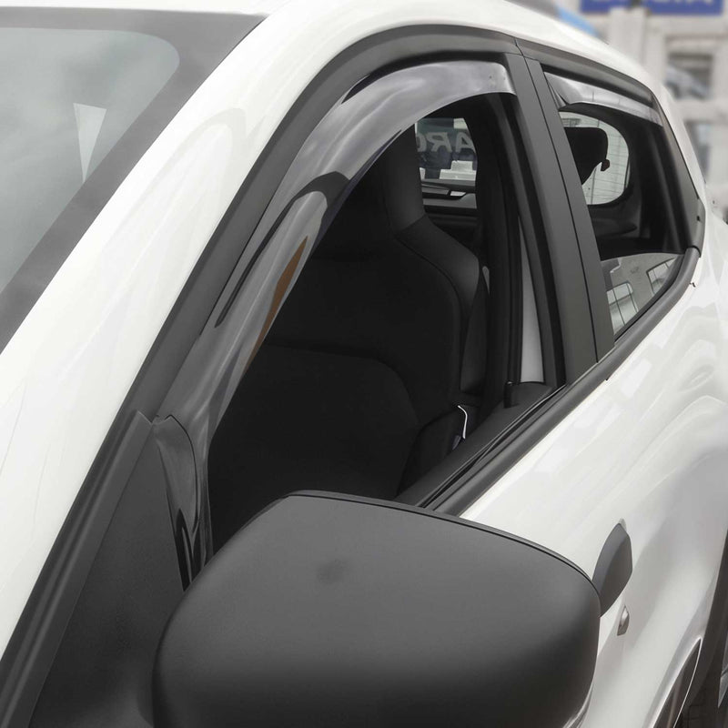 Windabweiser Regenabweiser für Dacia Spring 2021-2025 Dunkel Acryl 4tlg