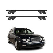 Dachträger Grundtäger für Rover 75 Kombi 1998-2005 Alu 90kg TÜV Schwarz 2tlg