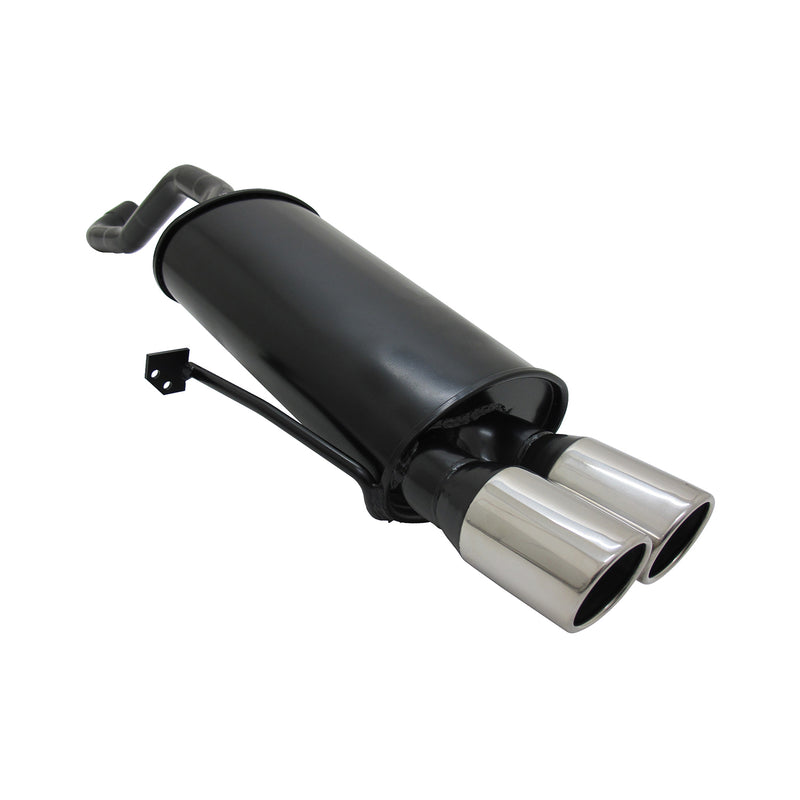 Novus Sportauspuff für Renault Clio 3 2x76mm SR-Design Endschalldämpfer
