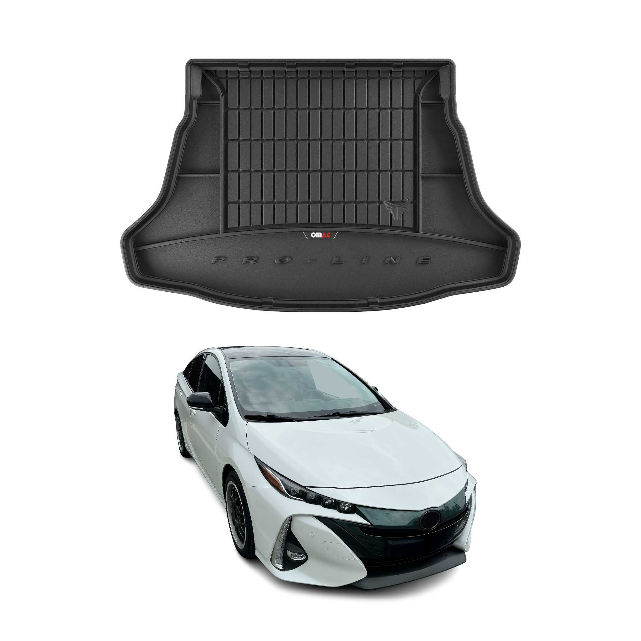 OMAC Gummi Kofferraumwanne für Toyota Prius XW50 2015-2022 3D TPE Laderaumwanne