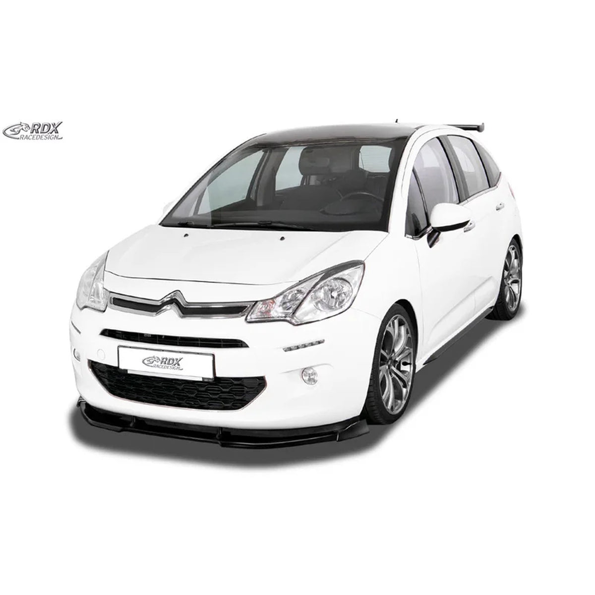 RDX Seitenschweller 'Slim' für Citroën C3 2009-2016 ABS Schwarz 2er-Set TÜV