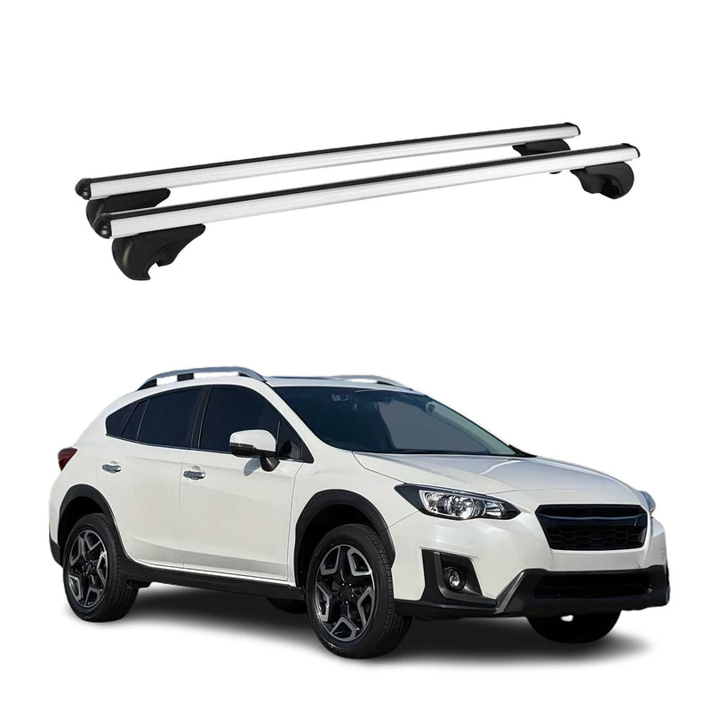 Dachträger Grundtäger für Subaru XV mk2 2017-2025 75kg Alu Silber 2 tlg