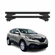 Menabo Dachträger Grundtäger für Renault Kadjar 2015-2022 Aluminium Schwarz 2tlg