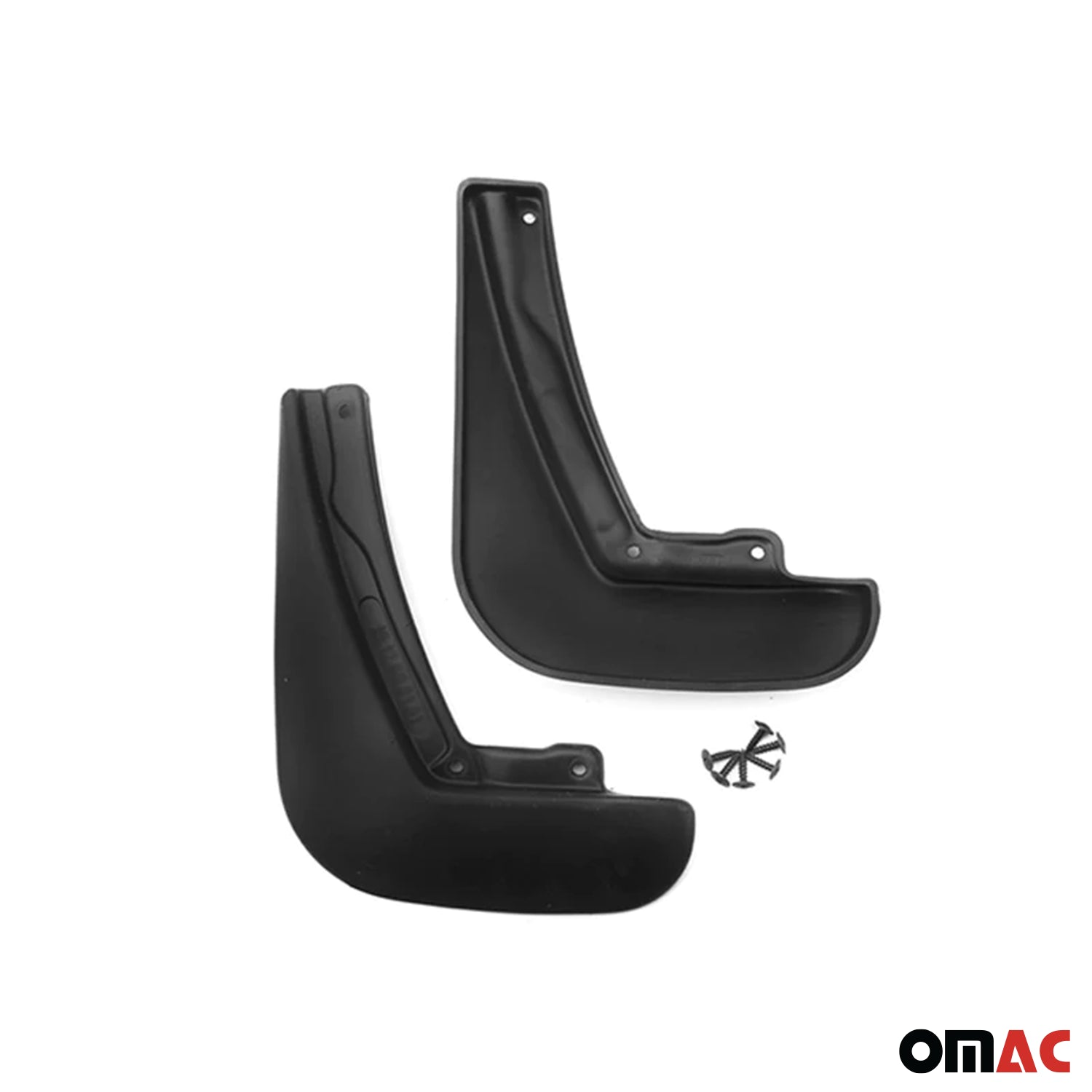 Schmutzfänger Kotflügel für Fiat 500 2007-2011 ABS Schwarz 4x