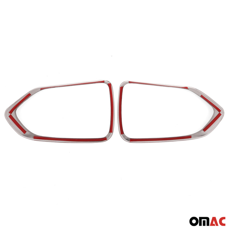 Nebelscheinwerfer Rahmen Umrandung für Kia Sorento 2010-2012 Edelstahl Silber 2x