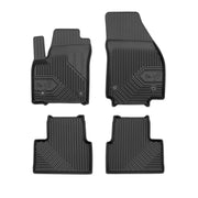 Fußmatten Gummimatten No.77 für Opel Meriva B 2010-2017 TPE Schwarz 4 Teile