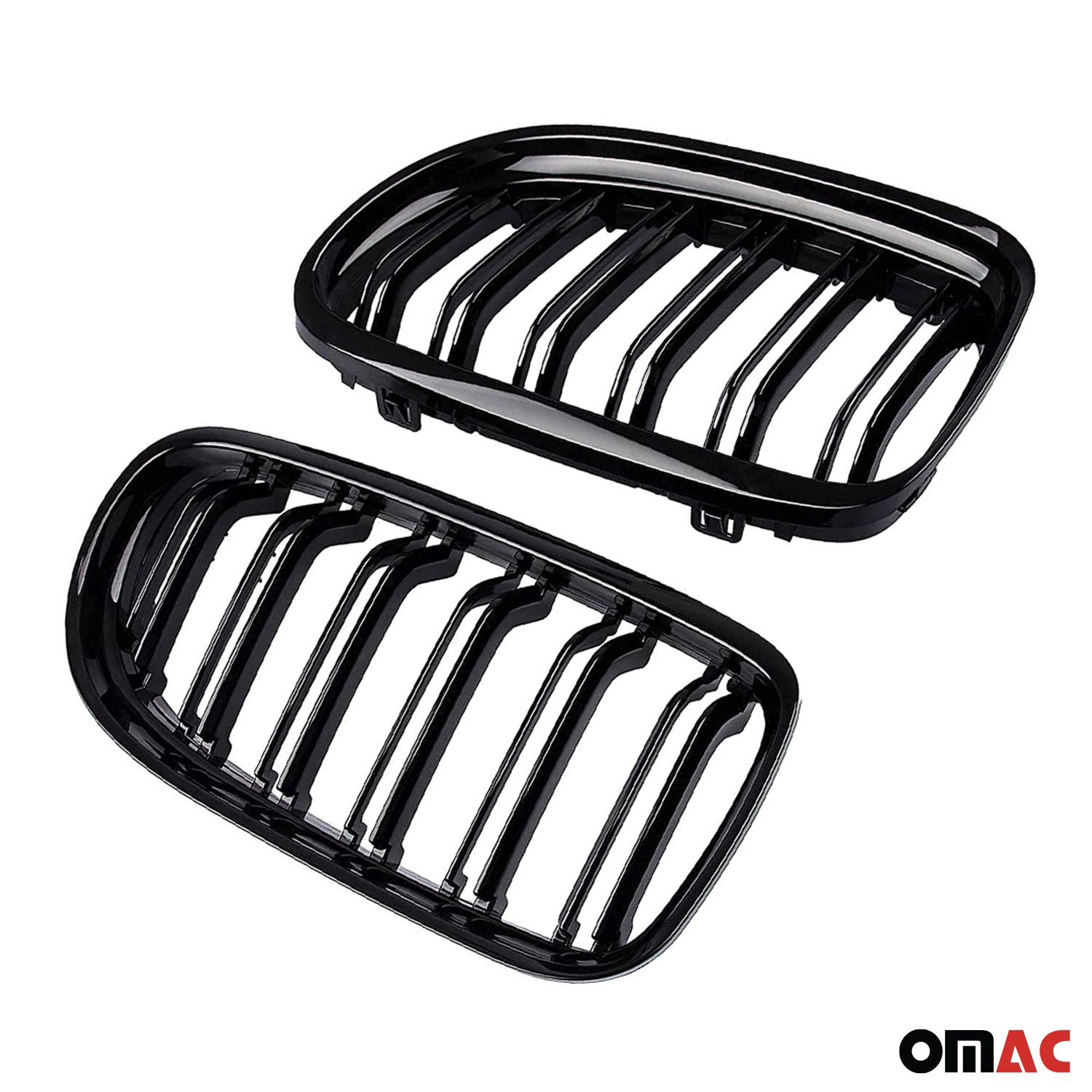 Nieren Grill Kühlergrill für BMW 3er E90 Limo 2009-2011 M4 Schwarz Glanz