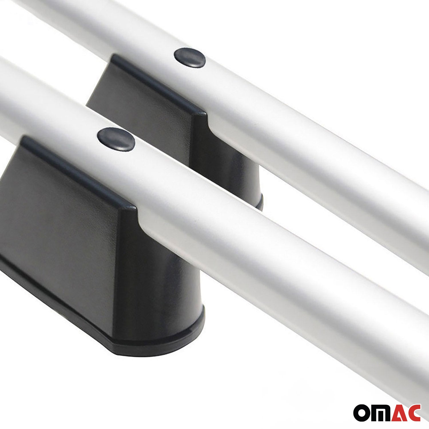 Dachreling Dachgepäckträger für VW Caddy 2015-2020 L2 Langer Alu Silber 2x
